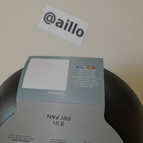 T-fal Total Non-stick Fry Pan, 8" black - Picture 10 of 11